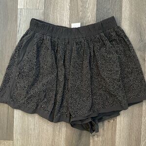 Grey Queen of Sparkles active shorts